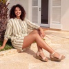 image:imageDREAM PAIRS Womens Cushioned Platform Wedge SandalsNudePu