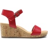 image:imageDREAM PAIRS Womens Cushioned Platform Wedge SandalsRedPu