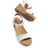 image:imageDREAM PAIRS Womens Cushioned Platform Wedge SandalsWhitePu
