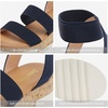 image:imageDREAM PAIRS Womens Open Toe Elastic Platform Wedge SandalsNavy