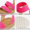 image:imageDREAM PAIRS Womens Open Toe Elastic Platform Wedge SandalsNeonPink