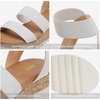 image:imageDREAM PAIRS Womens Open Toe Elastic Platform Wedge SandalsWhite
