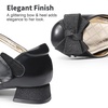 image:imageDREAM PAIRS Flower Girls Dress Shoes Bow Low HeelsBlack