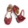 image:imageDREAM PAIRS Flower Girls Dress Shoes Bow Low HeelsDark Red