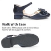 image:imageDREAM PAIRS Flower Girls Dress Shoes Bow Low HeelsNavy