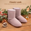 image:imageDREAM PAIRS Girls Boots Kids Boys Winter Mid BootAll Pink