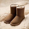 image:imageDREAM PAIRS Girls Boots Kids Boys Winter Mid BootCamel