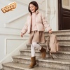 image:imageDREAM PAIRS Girls Boots Kids Boys Winter Mid BootCamel