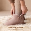 image:imageDREAM PAIRS Girls Boots Kids Winter Ankle BootiesPink