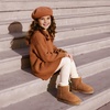 image:imageDREAM PAIRS Girls Boots Toddler Kids Winter ShoesCamel