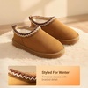 image:imageDREAM PAIRS Girls Boys Slippers Kids House ShoesChestnut