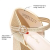 image:imageDREAM PAIRS Girls Dress Shoes Flower Platform HeelsGold