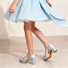 image:imageDREAM PAIRS Girls Dress Shoes Flower Platform HeelsSilver