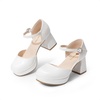 image:imageDREAM PAIRS Girls Dress Shoes Flower Platform HeelsWhite