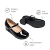 image:imageDREAM PAIRS Girls Dress Shoes Mary Jane HeelsBlack