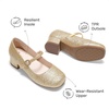 image:imageDREAM PAIRS Girls Dress Shoes Mary Jane HeelsGold