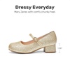image:imageDREAM PAIRS Girls Dress Shoes Mary Jane HeelsGold