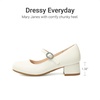 image:imageDREAM PAIRS Girls Dress Shoes Mary Jane HeelsIvory