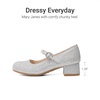 image:imageDREAM PAIRS Girls Dress Shoes Mary Jane HeelsSilver