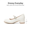 image:imageDREAM PAIRS Girls Dress Shoes Mary Jane HeelsWhite