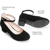 image:imageDREAM PAIRS Girls Dress Shoes Mary Jane High HeelsBlack