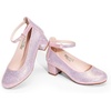 image:imageDREAM PAIRS Girls Dress Shoes Mary Jane High HeelsPink