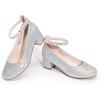 image:imageDREAM PAIRS Girls Dress Shoes Mary Jane High HeelsSilver
