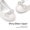 image:imageDREAM PAIRS Girls Dress Shoes Platform Chunky HeelsIvory
