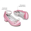 image:imageDREAM PAIRS Girls Dress Shoes Platform Chunky HeelsPink