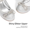 image:imageDREAM PAIRS Girls Dress Shoes Platform Chunky HeelsSilver