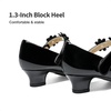 image:imageDREAM PAIRS Girls Mary Jane Flower Dress ShoesBlack