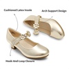 image:imageDREAM PAIRS Girls Mary Jane Flower Dress ShoesGold