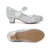 image:imageDREAM PAIRS Girls Mary Jane Flower Dress ShoesSilverglitter