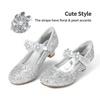image:imageDREAM PAIRS Girls Mary Jane Flower Dress ShoesSilverglitter