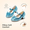 image:imageDREAM PAIRS Girls Princess Dress Shoes Toddler HeelsBlue