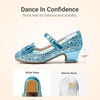 image:imageDREAM PAIRS Girls Princess Dress Shoes Toddler HeelsBlue