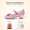 image:imageDREAM PAIRS Girls Princess Dress Shoes Toddler HeelsPink
