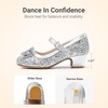 image:imageDREAM PAIRS Girls Princess Dress Shoes Toddler HeelsSilver