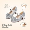 image:imageDREAM PAIRS Girls Princess Dress Shoes Toddler HeelsSilver