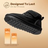 image:imageDREAM PAIRS Toddler Boys Girls Winter Ankle BootsAll Black