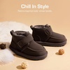 image:imageDREAM PAIRS Toddler Boys Girls Winter Ankle BootsBrown
