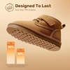 image:imageDREAM PAIRS Toddler Boys Girls Winter Ankle BootsCamel