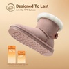image:imageDREAM PAIRS Toddler Girls Winter Ankle Bow BootsPink