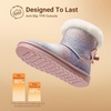 image:imageDREAM PAIRS Toddler Girls Winter Ankle Bow BootsRainbow
