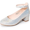 image:imageDREAM PAIRS Girls Dress Shoes Mary Jane High HeelsSilver