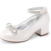 image:imageDREAM PAIRS Girls Dress Shoes Platform Chunky HeelsIvory