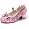image:imageDREAM PAIRS Girls Princess Dress Shoes Toddler HeelsPink
