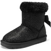 image:imageDREAM PAIRS Toddler Girls Winter Ankle Bow BootsAll Black