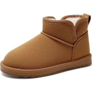 image:imageDREAM PAIRS Girls Boots Kids Winter Ankle BootiesChestnut