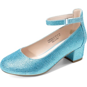 image:imageDREAM PAIRS Girls Dress Shoes Mary Jane High HeelsBlue